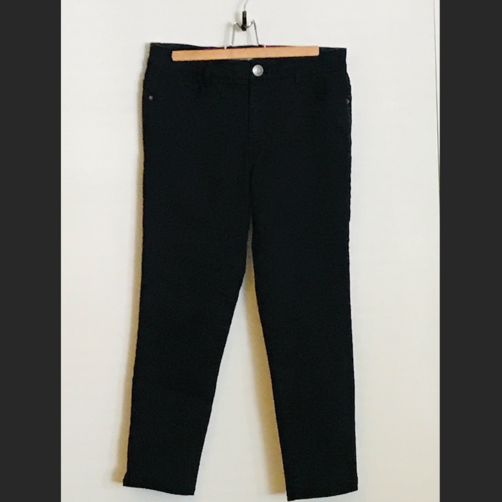 (N/A) Bass black stretchable cotton jeans
